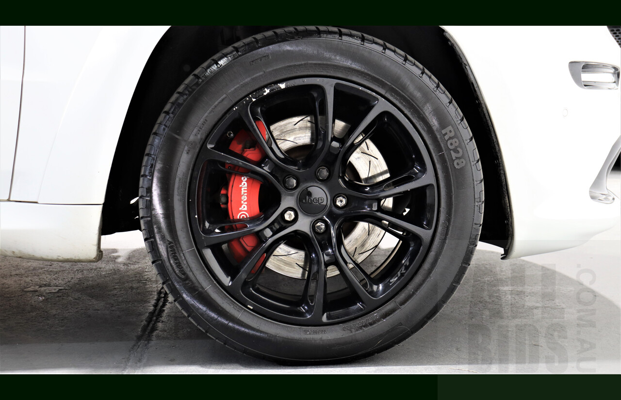 12/2012 Jeep Grand Cherokee SRT 8 (4x4) WK MY12 4d Wagon White 6.4L