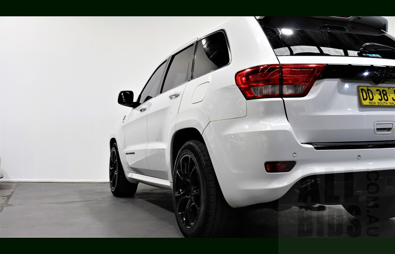 12/2012 Jeep Grand Cherokee SRT 8 (4x4) WK MY12 4d Wagon White 6.4L