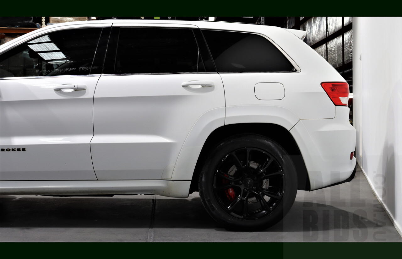 12/2012 Jeep Grand Cherokee SRT 8 (4x4) WK MY12 4d Wagon White 6.4L