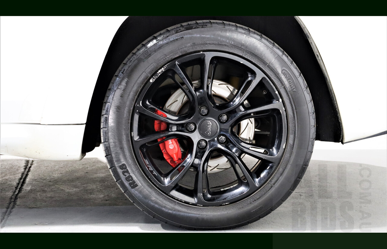 12/2012 Jeep Grand Cherokee SRT 8 (4x4) WK MY12 4d Wagon White 6.4L