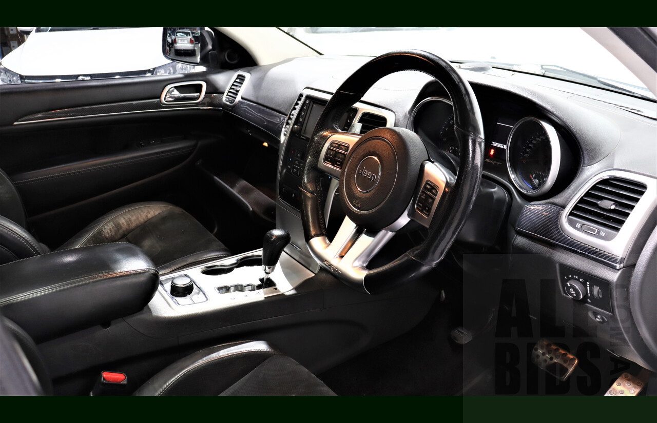 12/2012 Jeep Grand Cherokee SRT 8 (4x4) WK MY12 4d Wagon White 6.4L