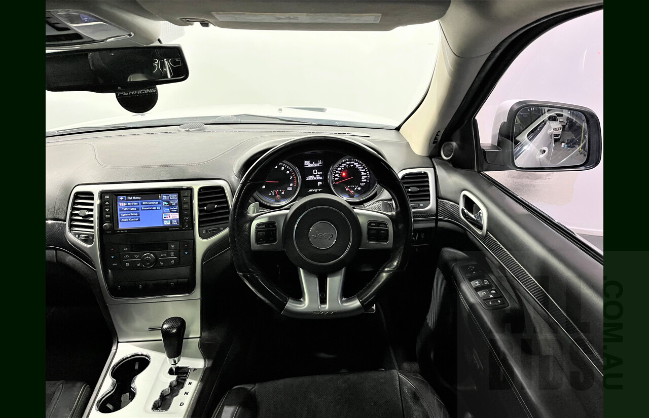 12/2012 Jeep Grand Cherokee SRT 8 (4x4) WK MY12 4d Wagon White 6.4L
