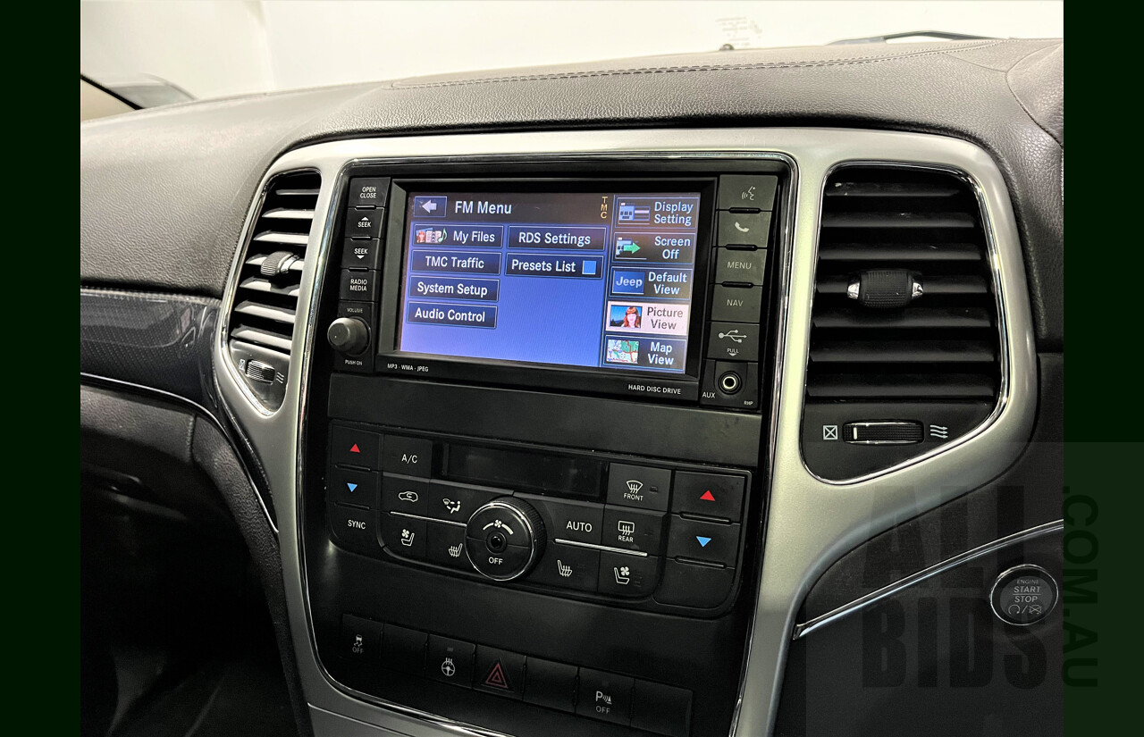 12/2012 Jeep Grand Cherokee SRT 8 (4x4) WK MY12 4d Wagon White 6.4L