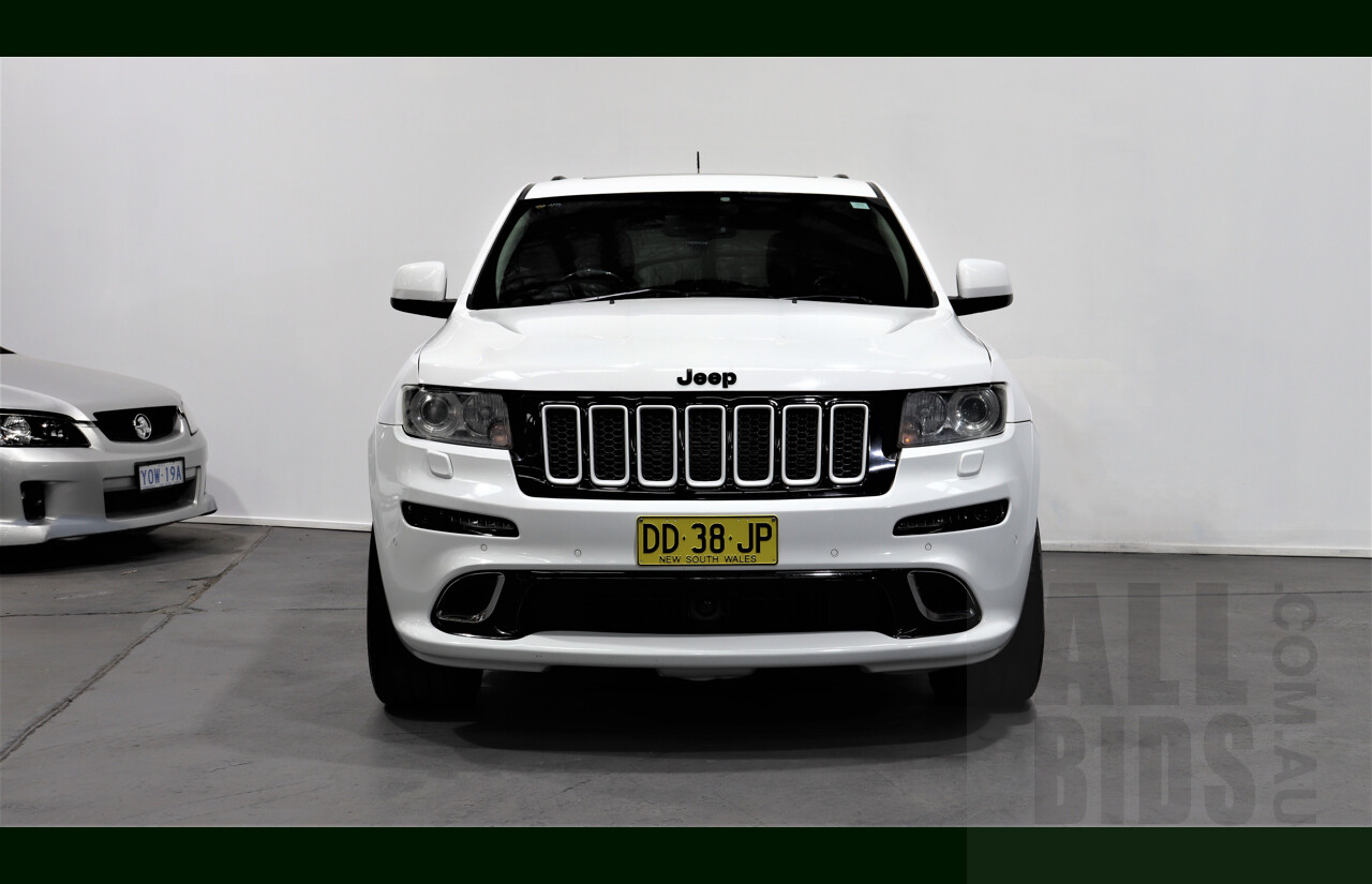 12/2012 Jeep Grand Cherokee SRT 8 (4x4) WK MY12 4d Wagon White 6.4L