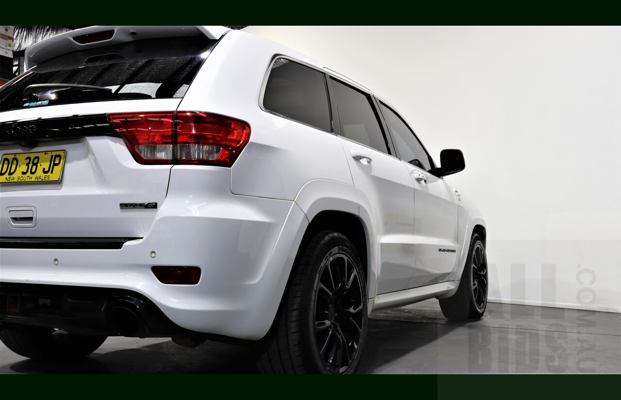 12/2012 Jeep Grand Cherokee SRT 8 (4x4) WK MY12 4d Wagon White 6.4L