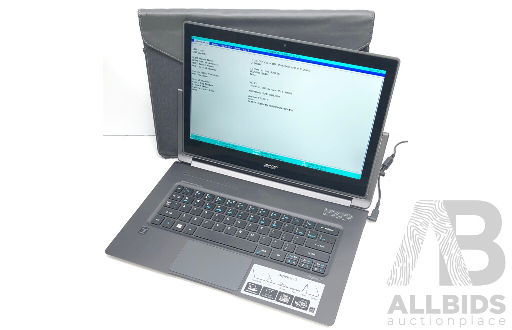 Acer R7 371T 59GR Aspire R 13 Lot 1515855 ALLBIDS