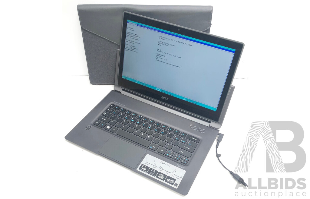 Acer (R7-371T-59GR) Aspire R 13 Intel Core i5 (4210U) 1.70GHz 2-Core CPU 13-Inch Convertible Touchscreen Laptop