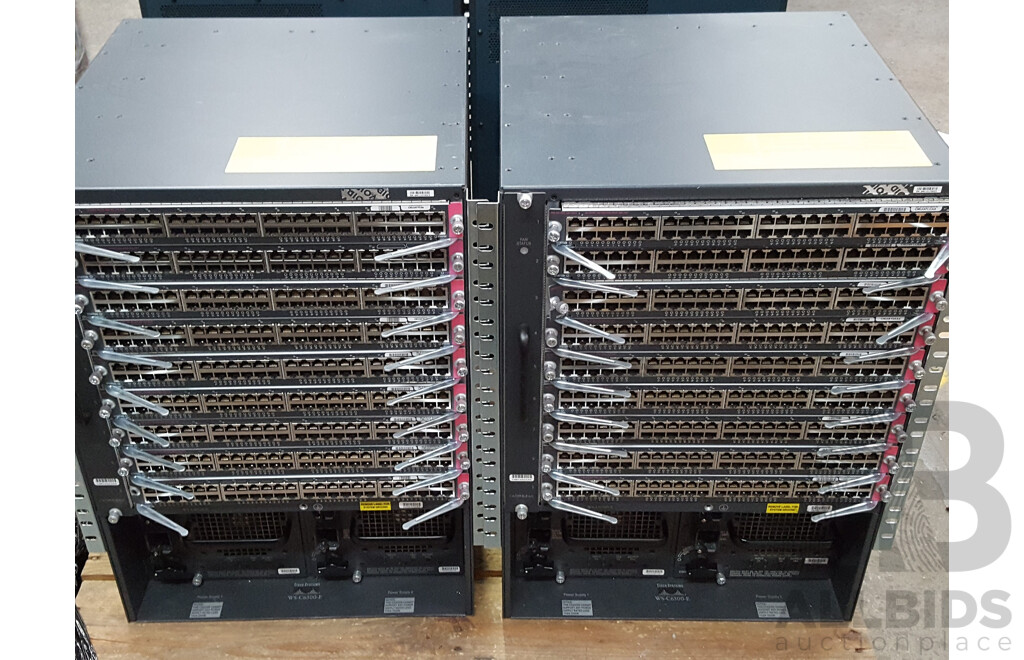 Cisco (WS-C6500-E) 6500 Series Network Chassis - Lot of Four