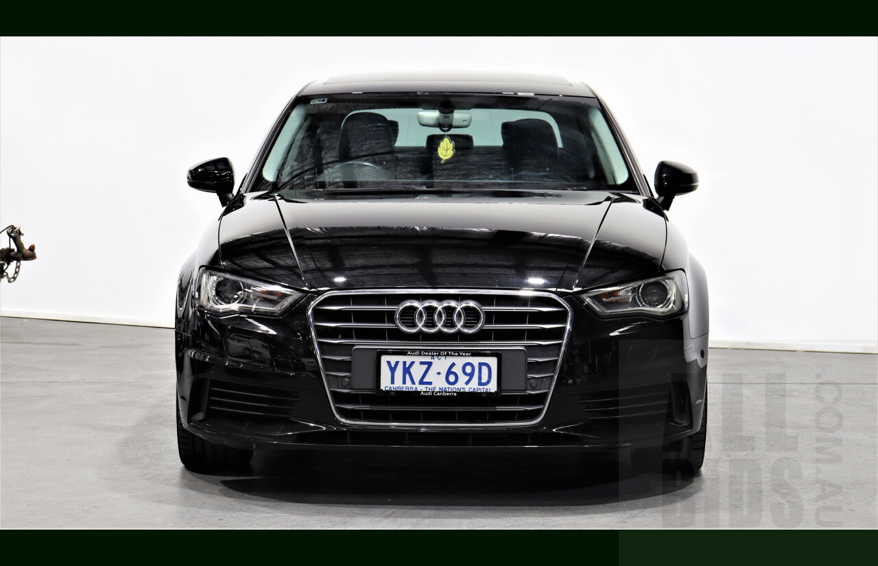 1/2016 Audi A3 1.4 TFSI 8V MY16 4d Sedan Black 1.4L