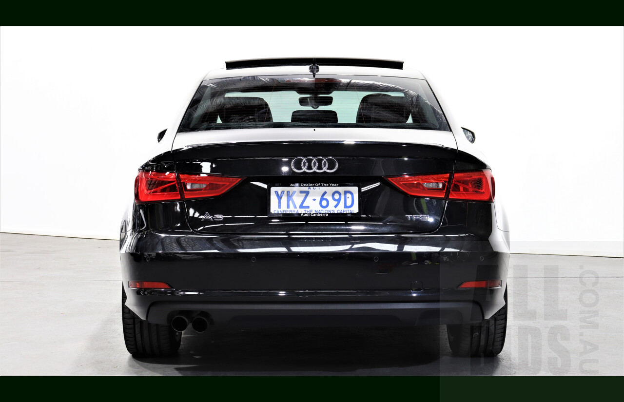 1/2016 Audi A3 1.4 TFSI 8V MY16 4d Sedan Black 1.4L