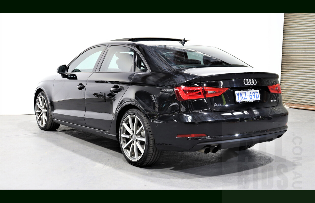 1/2016 Audi A3 1.4 TFSI 8V MY16 4d Sedan Black 1.4L