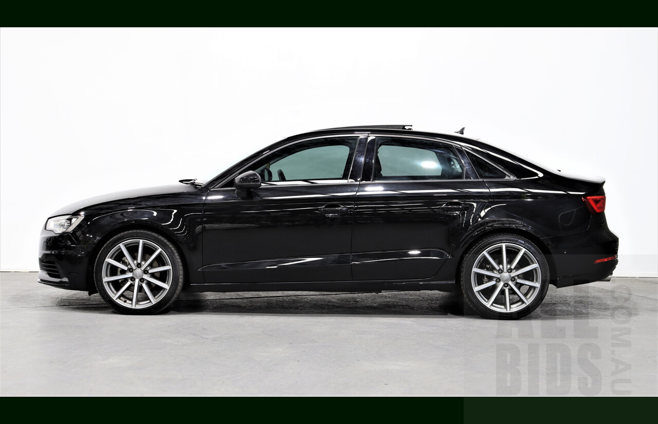 1/2016 Audi A3 1.4 TFSI 8V MY16 4d Sedan Black 1.4L