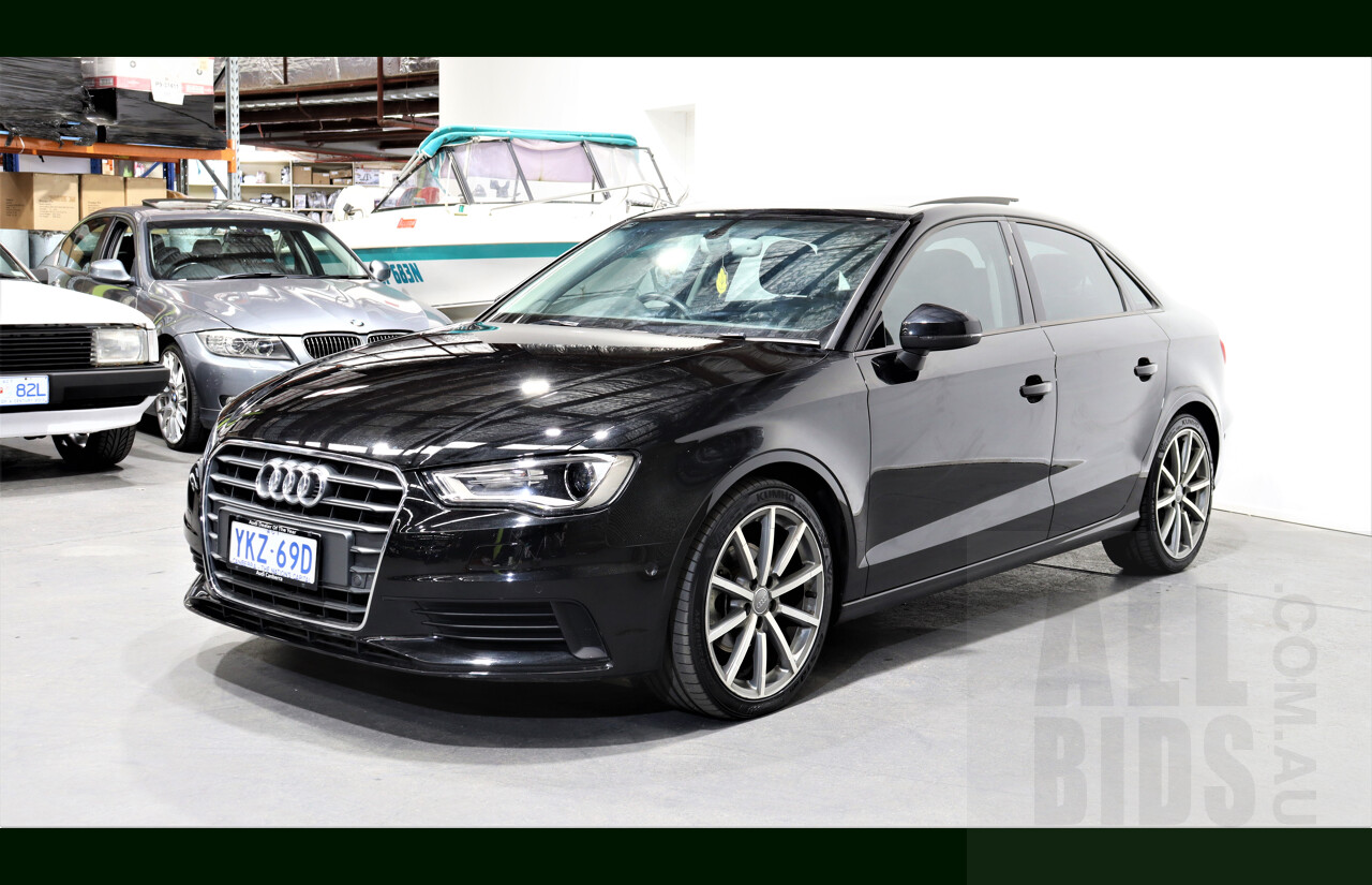 1/2016 Audi A3 1.4 TFSI 8V MY16 4d Sedan Black 1.4L