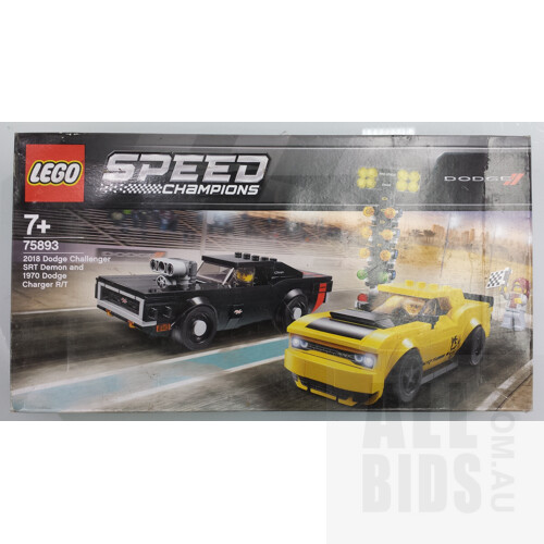 Lego Speed Champions Dodge Challenger and Dodge Charger 75893