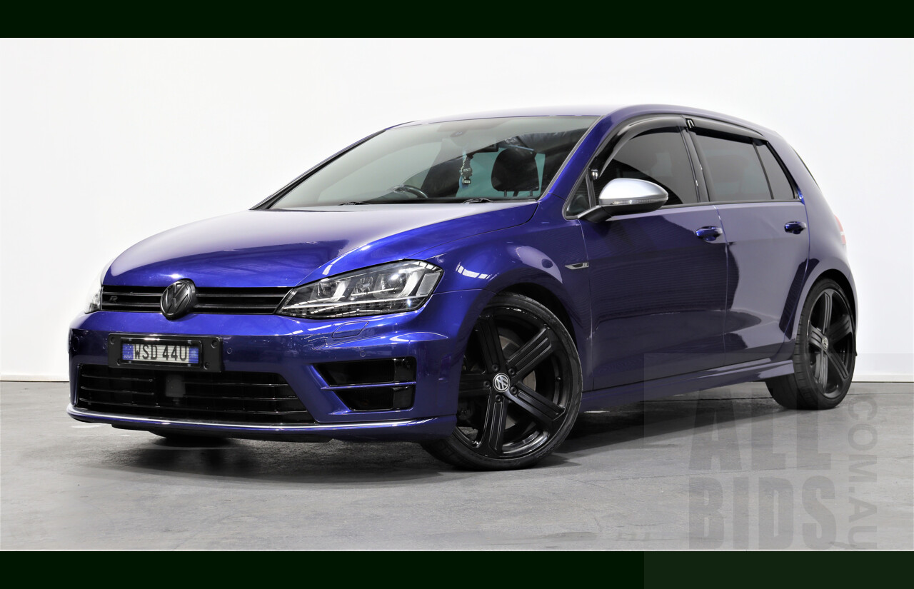 3/2014 Volkswagen Golf R AU MY14 5d Hatchback Blue 2.0L Turbo
