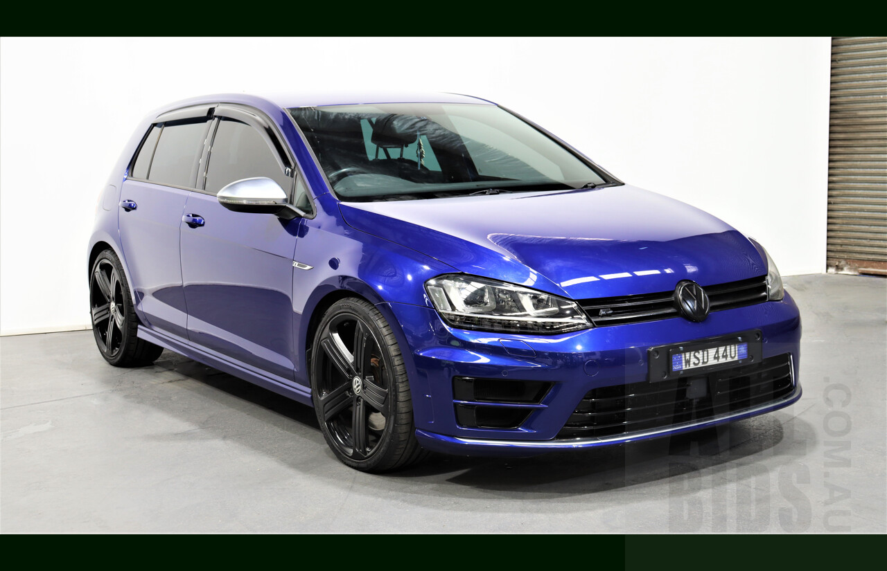 3/2014 Volkswagen Golf R AU MY14 5d Hatchback Blue 2.0L Turbo
