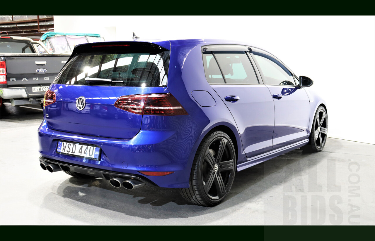 3/2014 Volkswagen Golf R AU MY14 5d Hatchback Blue 2.0L Turbo
