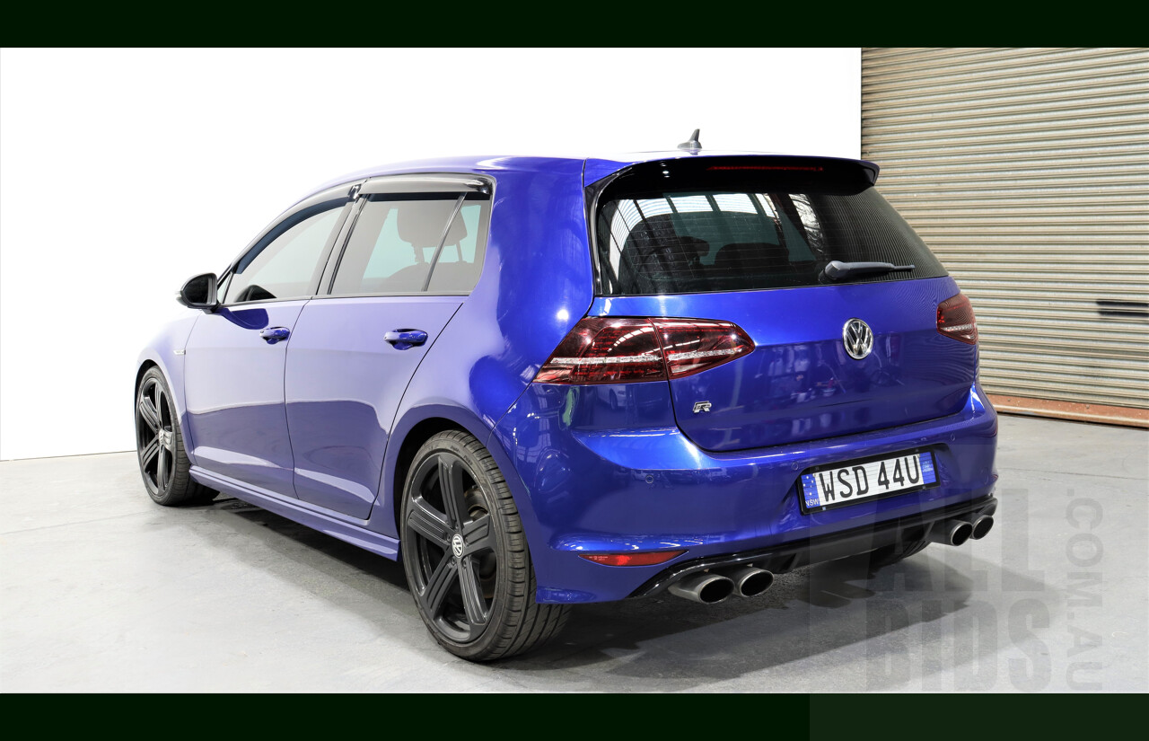 3/2014 Volkswagen Golf R AU MY14 5d Hatchback Blue 2.0L Turbo