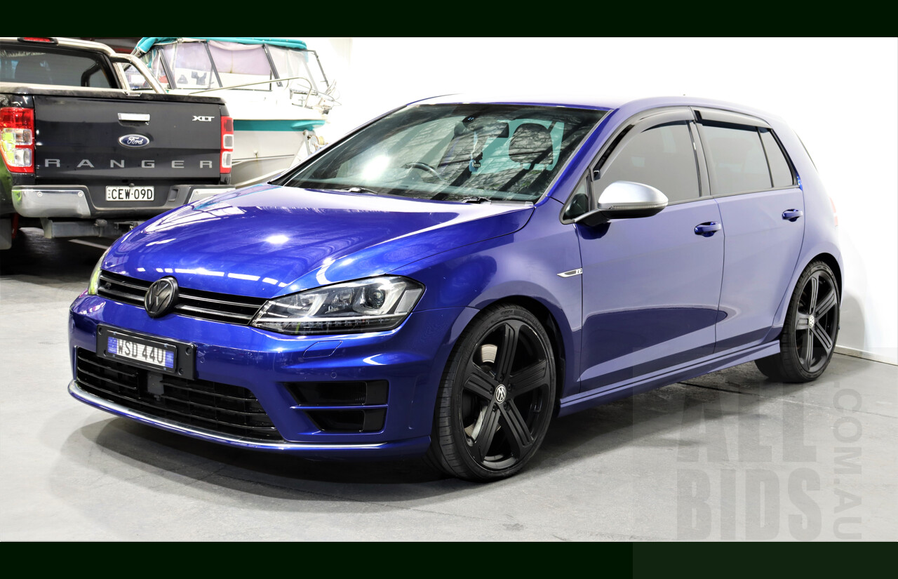 3/2014 Volkswagen Golf R AU MY14 5d Hatchback Blue 2.0L Turbo