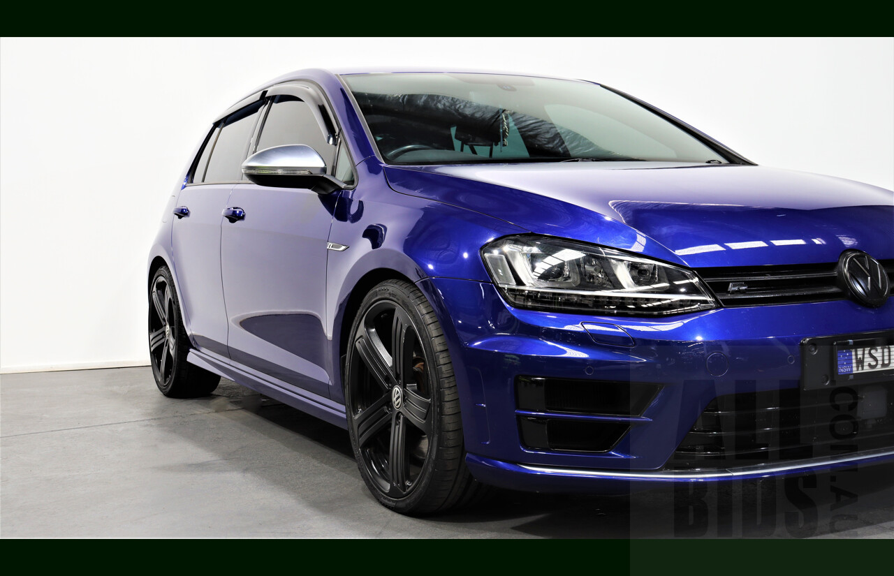 3/2014 Volkswagen Golf R AU MY14 5d Hatchback Blue 2.0L Turbo