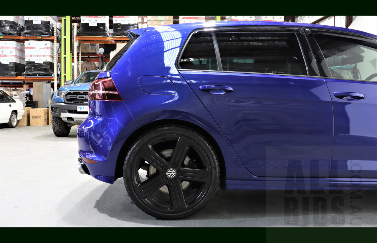 3/2014 Volkswagen Golf R AU MY14 5d Hatchback Blue 2.0L Turbo