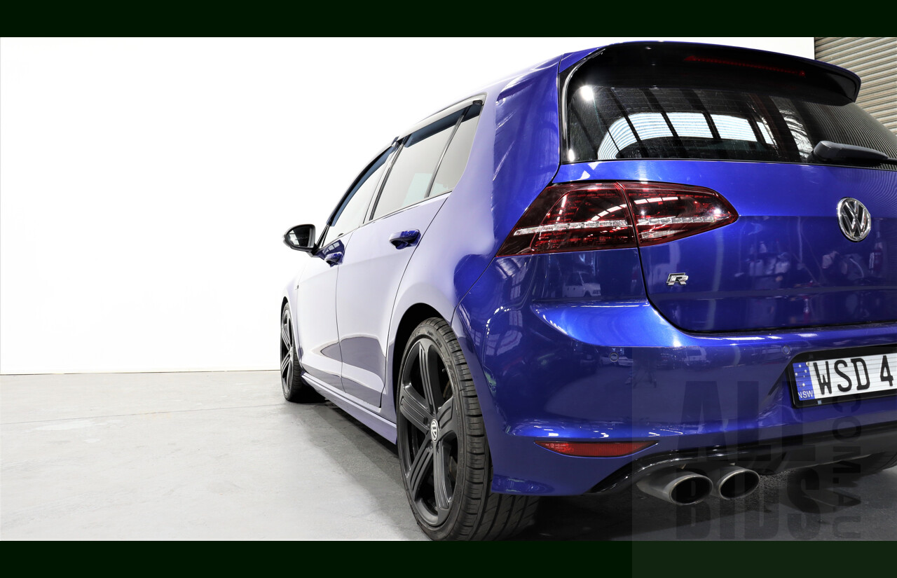 3/2014 Volkswagen Golf R AU MY14 5d Hatchback Blue 2.0L Turbo