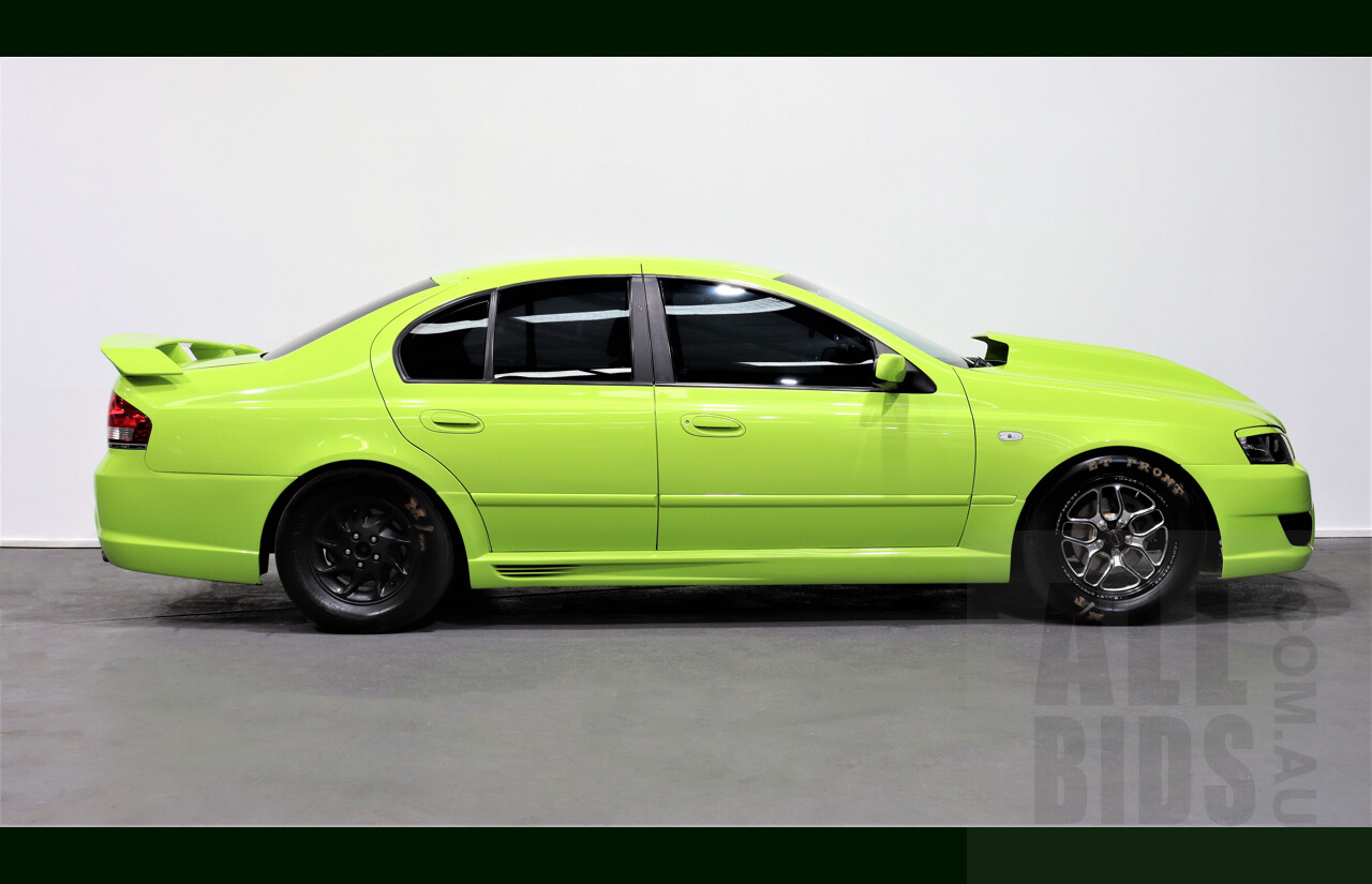 11/2003 Ford Falcon XR6T BA 4d F6 (Replica) Sedan Green 4.0L - Heavily Modified - 818HP