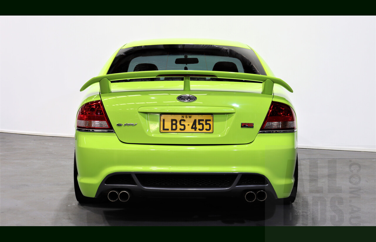 11/2003 Ford Falcon XR6T BA 4d F6 (Replica) Sedan Green 4.0L - Heavily Modified - 818HP