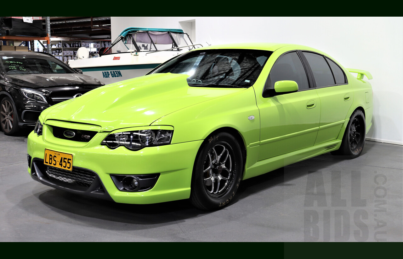 11/2003 Ford Falcon XR6T BA 4d F6 (Replica) Sedan Green 4.0L - Heavily Modified - 818HP