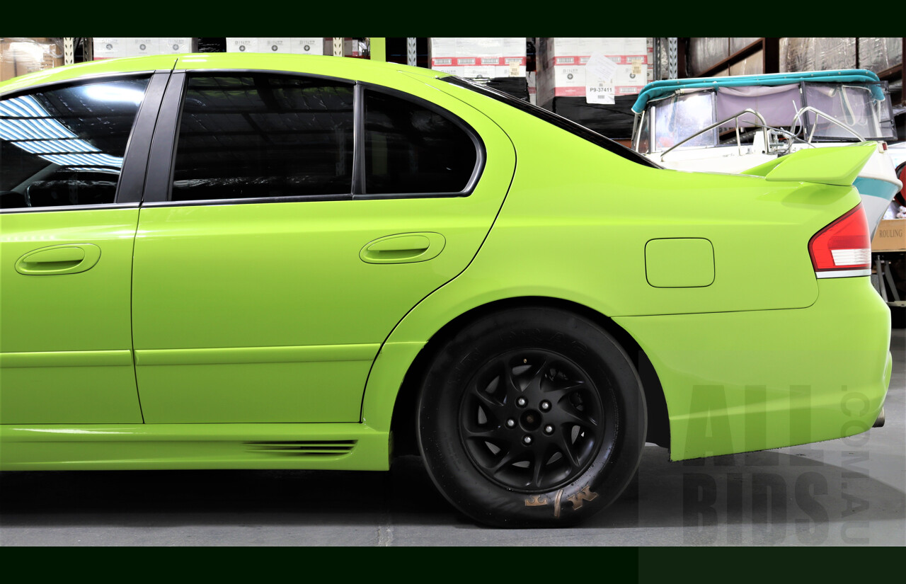 11/2003 Ford Falcon XR6T BA 4d F6 (Replica) Sedan Green 4.0L - Heavily Modified - 818HP