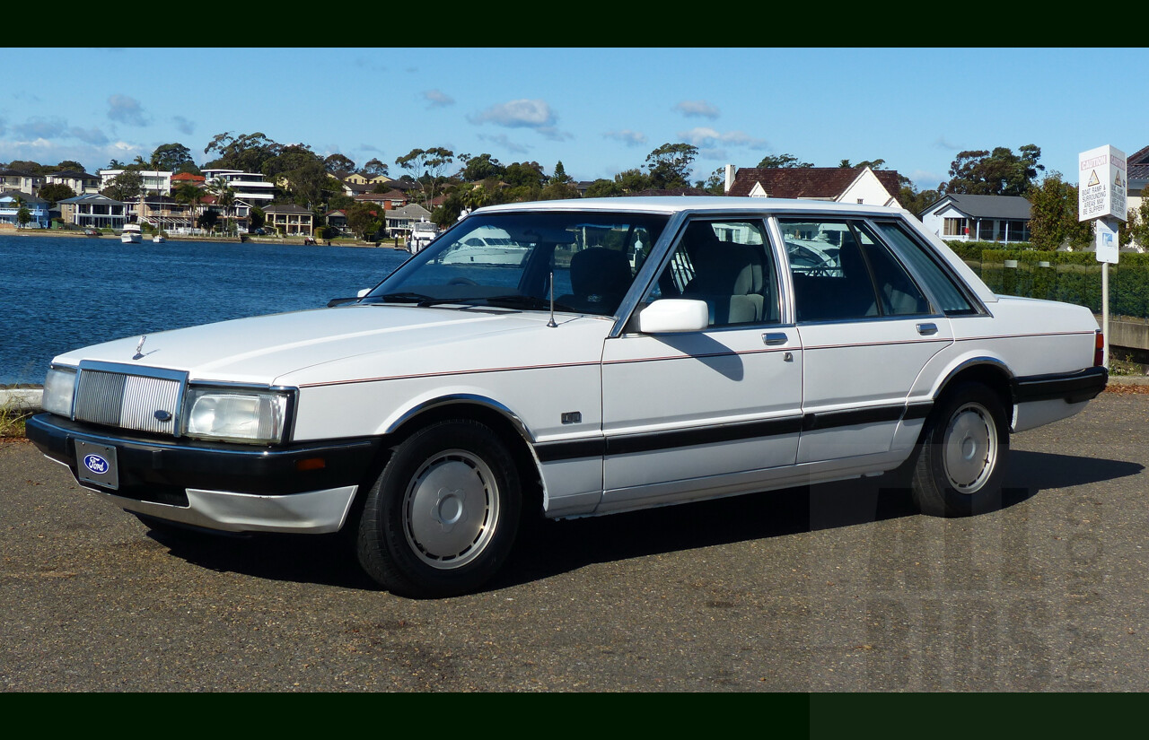 9/1987 Ford LTD FE 4d Sedan White Auto EFI 4.0L