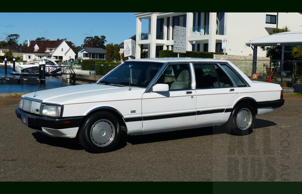 9/1987 Ford LTD FE 4d Sedan White Auto EFI 4.0L