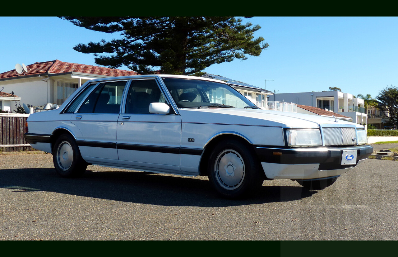 9/1987 Ford LTD FE 4d Sedan White Auto EFI 4.0L