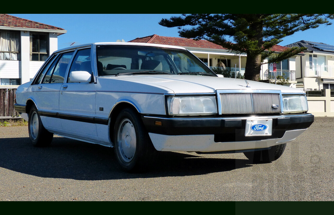 9/1987 Ford LTD FE 4d Sedan White Auto EFI 4.0L