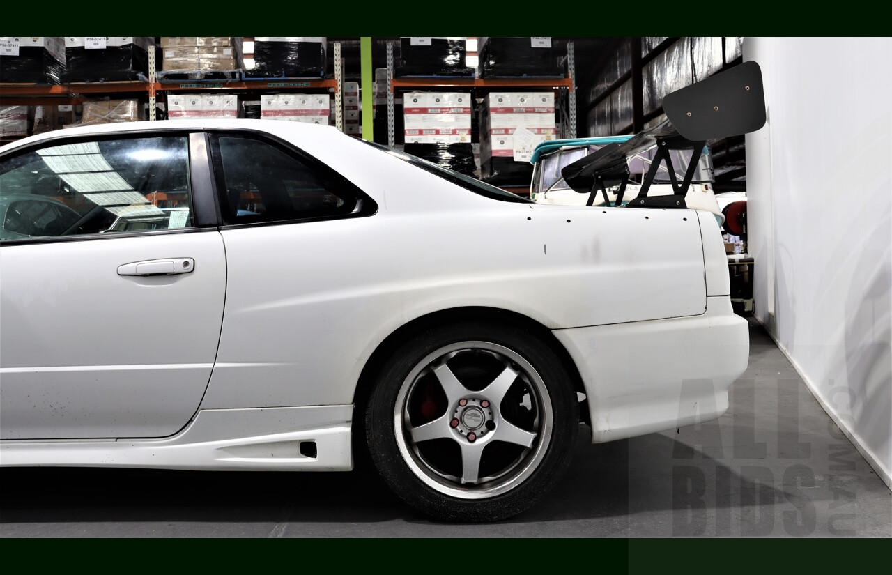 6/1998 Nissan Skyline 25-GT R34 Coupe White 3.0L Turbo RB30 With RB25 Head