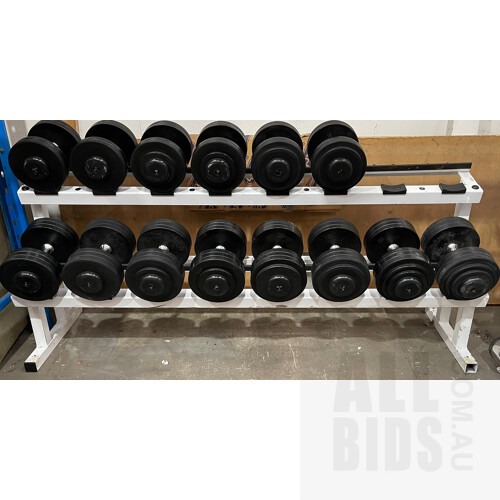 Australian Barbell Co. Steel Dumbbell Set