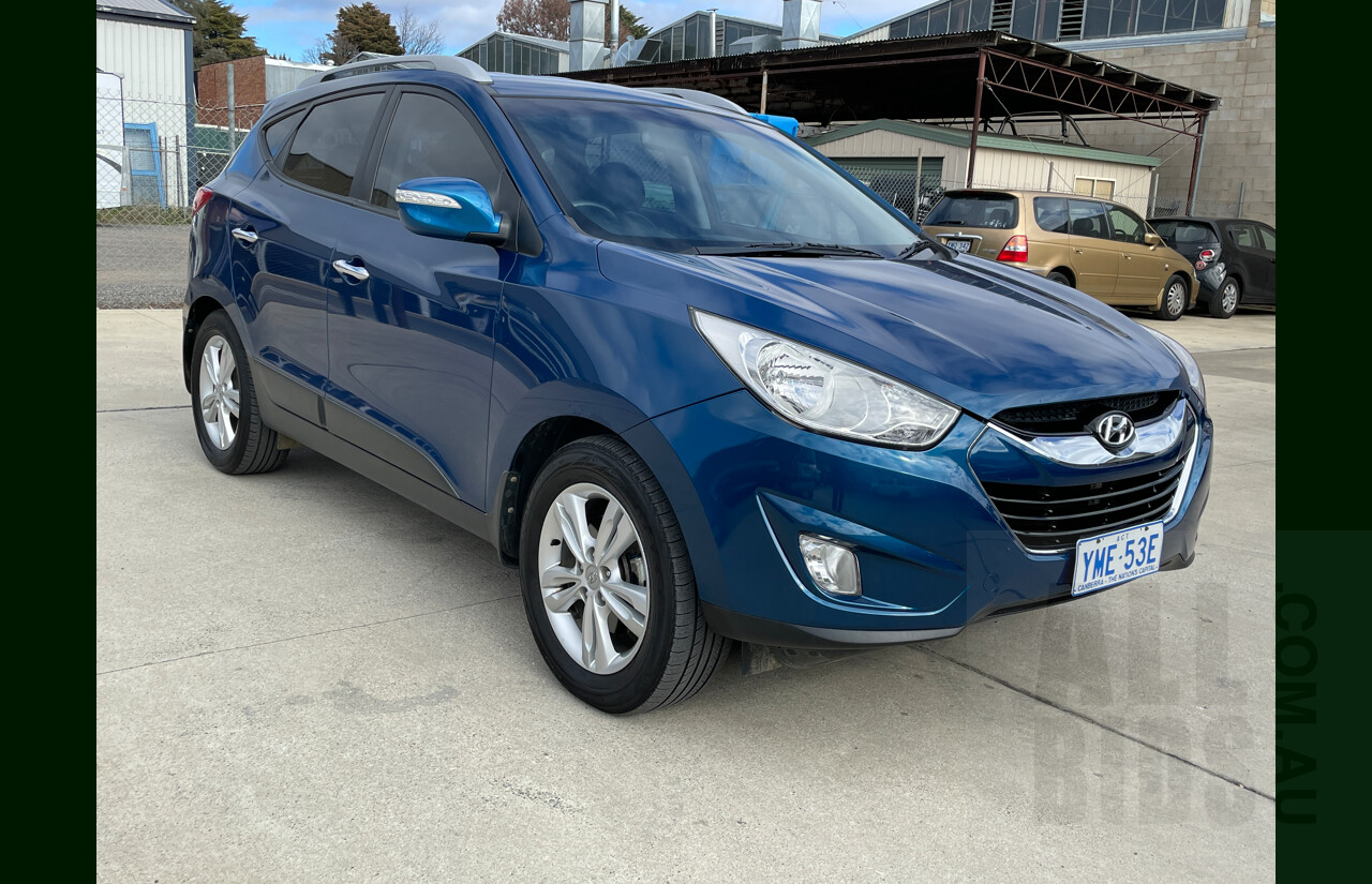 9/2011 Hyundai Ix35 Elite (awd) LM MY11 4d Wagon Blue 2.0L