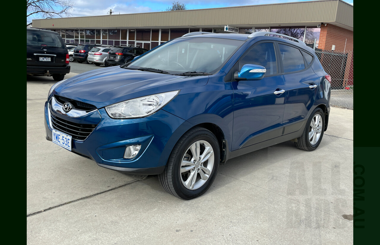 9/2011 Hyundai Ix35 Elite (awd) LM MY11 4d Wagon Blue 2.0L