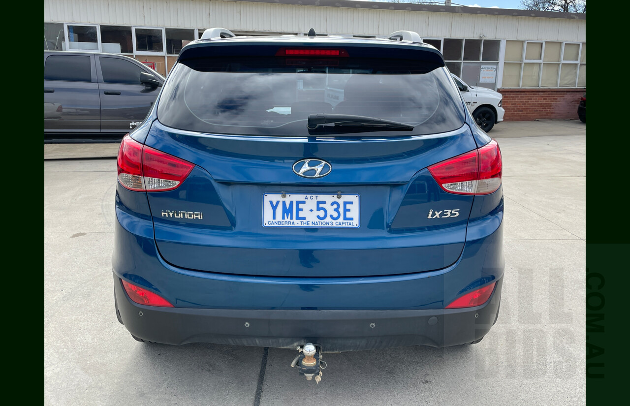 9/2011 Hyundai Ix35 Elite (awd) LM MY11 4d Wagon Blue 2.0L