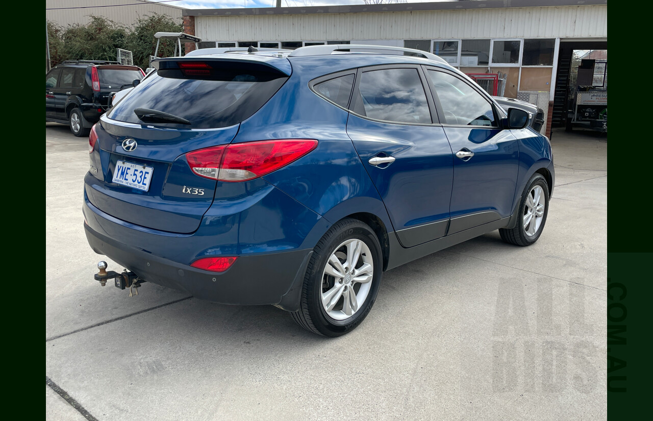 9/2011 Hyundai Ix35 Elite (awd) LM MY11 4d Wagon Blue 2.0L