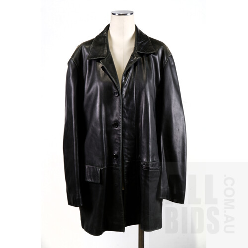 Vintage Hugo Boss Leather Jacket