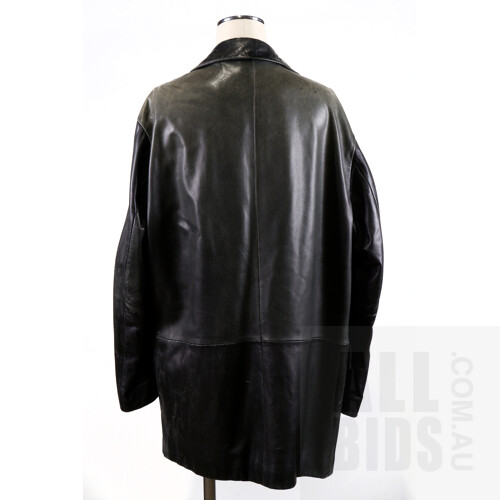 Vintage Hugo Boss Leather Jacket