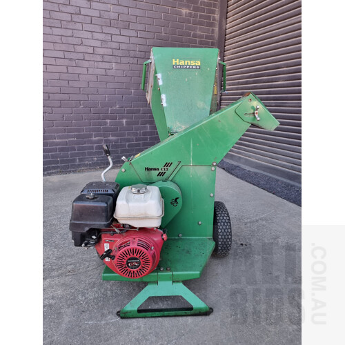Hansa C13 Chipper and Plant Trailer Combination  VIN: 6TAND9AUT91003995, Registration T2049H (ACT)