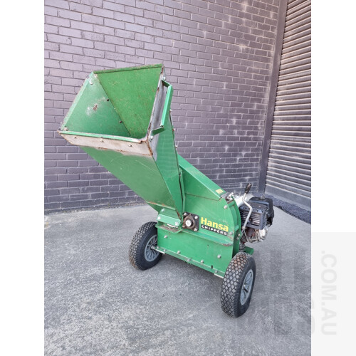 Hansa C13 Chipper and Plant Trailer Combination  VIN: 6TAND9AUT91003995, Registration T2049H (ACT)