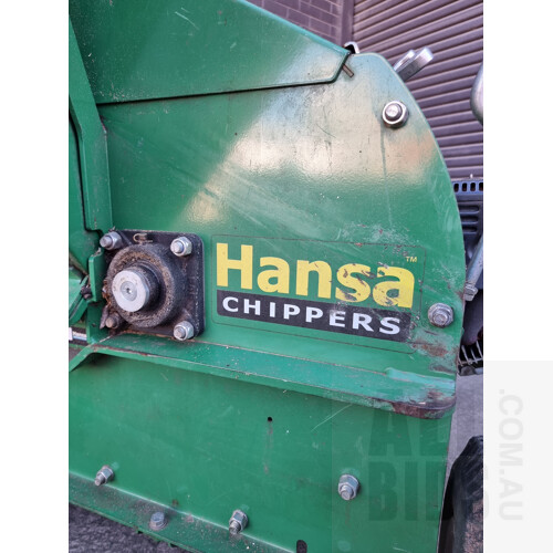 Hansa C13 Chipper and Plant Trailer Combination  VIN: 6TAND9AUT91003995, Registration T2049H (ACT)