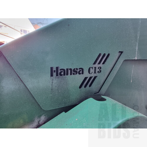 Hansa C13 Chipper and Plant Trailer Combination  VIN: 6TAND9AUT91003995, Registration T2049H (ACT)