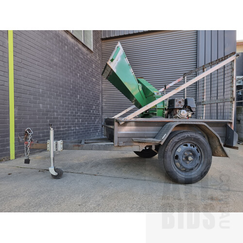 Hansa C13 Chipper and Plant Trailer Combination  VIN: 6TAND9AUT91003995, Registration T2049H (ACT)