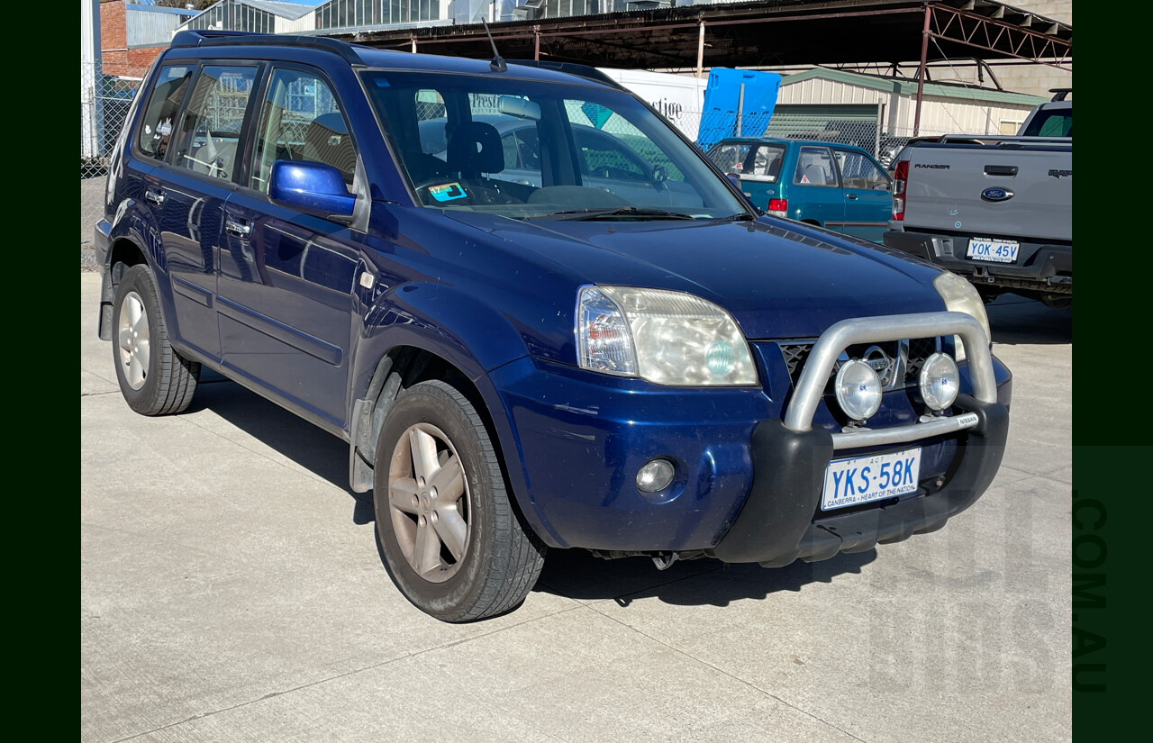 3/2005 Nissan X-Trail Ti (4x4) T30 4d Wagon Blue 2.5L