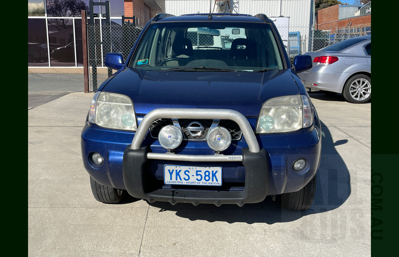 3/2005 Nissan X-Trail Ti (4x4) T30 4d Wagon Blue 2.5L