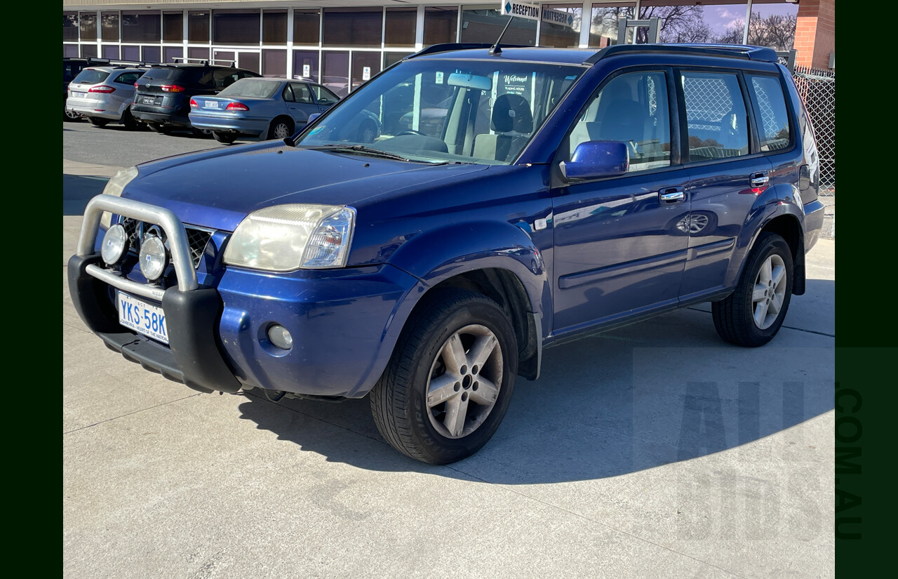 3/2005 Nissan X-Trail Ti (4x4) T30 4d Wagon Blue 2.5L